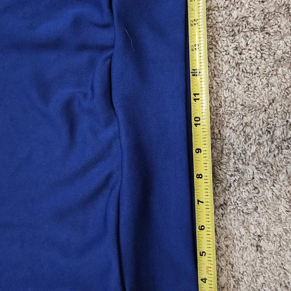 Comme des Garcons Blue Hoodie with Red Heart Patch - Picture 7 of 8